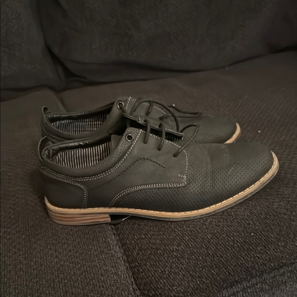 Stylish Black Lace-Up Shoes